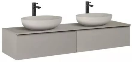 Arezzo design Monterey 160 alsószekrény két fiókkal, matt beige AR-169476