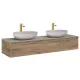 Arezzo design Monterey 160 alsószekrény két fiókkal, canela tölgy AR-169477
