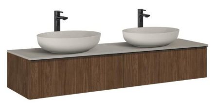 Arezzo design Monterey 160 alsószekrény két fiókkal, lincoln dió AR-169478
