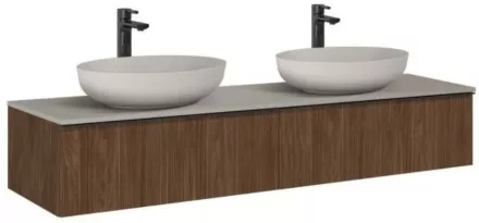 Arezzo design Monterey 160 alsószekrény két fiókkal, lincoln dió AR-169478