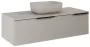 Arezzo design Monterey Glass 120 alsószekrény két fiókkal, beige AR-169482
