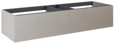 Arezzo design Monterey Glass 160 alsószekrény két fiókkal, matt beige AR-169483