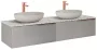 Arezzo design Monterey Glass 160 alsószekrény két fiókkal, matt beige AR-169483