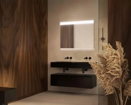 Arezzo design EVA tükör 100x70 cm LED világítással és beépített páramentesítő funkcióval AR-169507