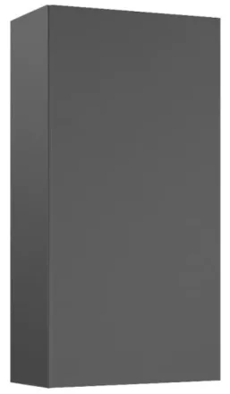 Arezzo design univerzális fali felsőszekrény 40x21x80 cm 1 ajtóval, matt antracit AR-169666