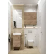   Arezzo design univerzális fali felsőszekrény 40x21x80 cm 1 ajtóval, canela tölgy AR-169669