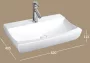 Arezzo design Dallas pultra ültethető mosdótál AR-172