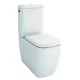 Arezzo design Ohio porcelán perem nélküli monoblokk WC, fehér AR-202R