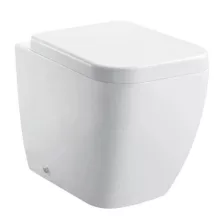  Arezzo design Ohio álló porcelán peremnélküli WC csésze, fehér AR-205R