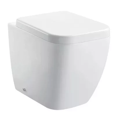 Arezzo design Ohio álló porcelán peremnélküli WC csésze, fehér AR-205R