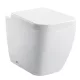 Arezzo design Ohio álló porcelán peremnélküli WC csésze, fehér AR-205R
