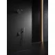 Arezzo design Elegant Falsík alatti zuhanyszett falon belüli egységgel, gun metál AR-2095GM
