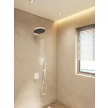   Arezzo design Elegant Falsík alatti zuhanyszett falon belüli egységgel, matt fehér AR-2095MW
