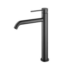   Arezzo design Nova magasított egykaros álló mosdó csaptelep, szálcsiszolt gun metal AR-2102GM