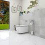 Arezzo design Ohio Rimless porcelán fali WC mélyöblítéssel és fűthető ülőkével, fényes fehér AR-210FR