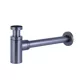Arezzo design Round mosdószifon, gun metal AR-220GM