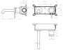 Arezzo design Slimfield fali mosdócsaptelep AR-24605