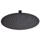 Arezzo design Slim Round kerek esőztető, matt fekete AR-3002MB