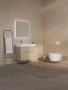 Arezzo design Oregon perem nélküli fali porcelán WC 54x36 cm, fehér kivitelben