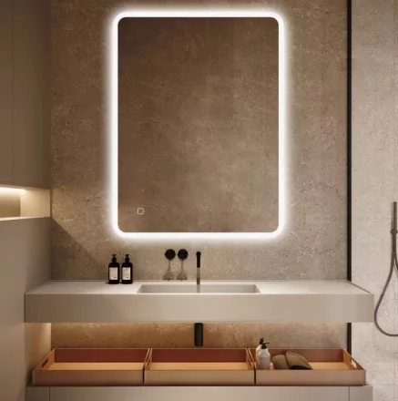 Arezzo Design LED tükör 60x80 cm páramentesítő funkcióval AR-3016