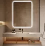 Arezzo Design LED tükör 60x80 cm páramentesítő funkcióval AR-3016