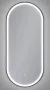 Arezzo design okos tükör LED világítással 40x90 cm, matt fekete kerettel AR-3056BL