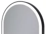 Arezzo design okos tükör LED világítással 40x90 cm, matt fekete kerettel AR-3056BL