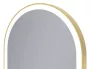 Arezzo Design okos LED tükör 40x90 cm, szálcsiszolt arany kerettel AR-3056