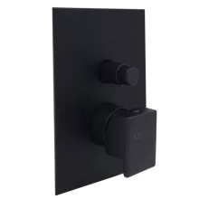 Arezzo design Rhodefield egykaros falsík alatti kádcsaptelep, matt fekete kivitel