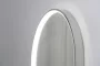 Arezzo design Frame ovális LED tükör 91x56 cm páramentesítő funkcióval, króm kerettel 