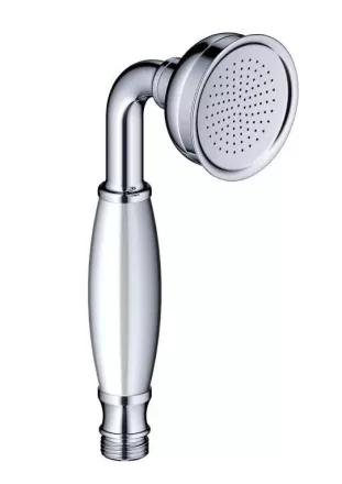 Arezzo design Oldfield 1 funkciós kézizuhany fehér kerámia fogantyúval, fényes króm AR-40006
