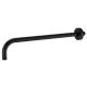 Arezzo design Round kerek zuhanykar 40 cm, fekete AR-4000MB