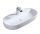 Arezzo design Mesna porcelán mosdótál 80x40 cm csaplyukkal, fényes fehér AR-432