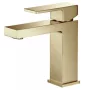 Arezzo design Cubefield egykaros mosdócsaptelep, szálcsiszolt arany AR-4401G