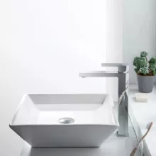   Arezzo design Cubefield egykaros magasított mosdócsaptelep, fényes króm AR-4402CR