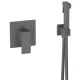 Arezzo design Cubefield falsík alatti bidé csaptelep kézizuhannyal, matt fekete AR-4407B