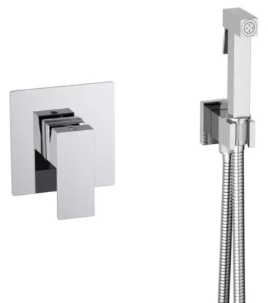 Arezzo design Cubefield falsík alatti bidé csaptelep kézizuhannyal, fényes króm AR-4407CR