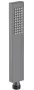 Arezzo design Cubefield 1 funkciós kézizuhany, gun metal kivitelben