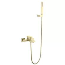   AREZZO design Cubefield kádcsaptelep szett, szálcsiszolt arany AR-4410G