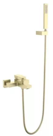 AREZZO design Cubefield kádcsaptelep szett, szálcsiszolt arany AR-4410G