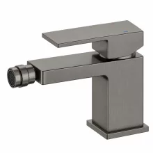 Arezzo design Cubefield bidé csaptelep, gun metal kivitelben