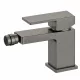 Arezzo design Cubefield bidé csaptelep, gun metal kivitelben
