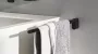 Arezzo design Noro 1 ágú törölközőtartó, matt fekete AR-5013344 KIFUTÓ
