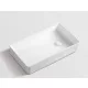 AREZZO design Charlotte kerámia mosdótál 61x34 cm, fehér AR-508