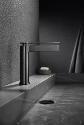 Arezzo design Elegant mosdócsaptelep, gun metal AR-5095GM
