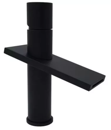 Arezzo design Artfield fekete Cascade kifolyós mosdó csaptelep AR-6031BL