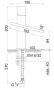 Arezzo design Artfield fekete Cascade kifolyós mosdó csaptelep AR-6031BL
