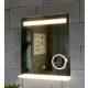 Arezzo design LED tükör világító polccal és kozmetikai tükörrel 600x800 mm AR-6080KT