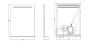 Arezzo design LED tükör világító polccal és kozmetikai tükörrel 600x800 mm AR-6080KT