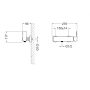Arezzo design Wakefield zuhany csaptelep AR-7009